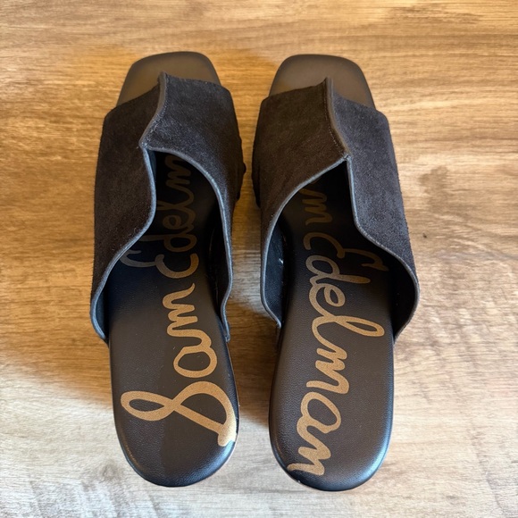 Sam Edelman Josselyn Platform Black Suede Leather - Picture 5 of 13